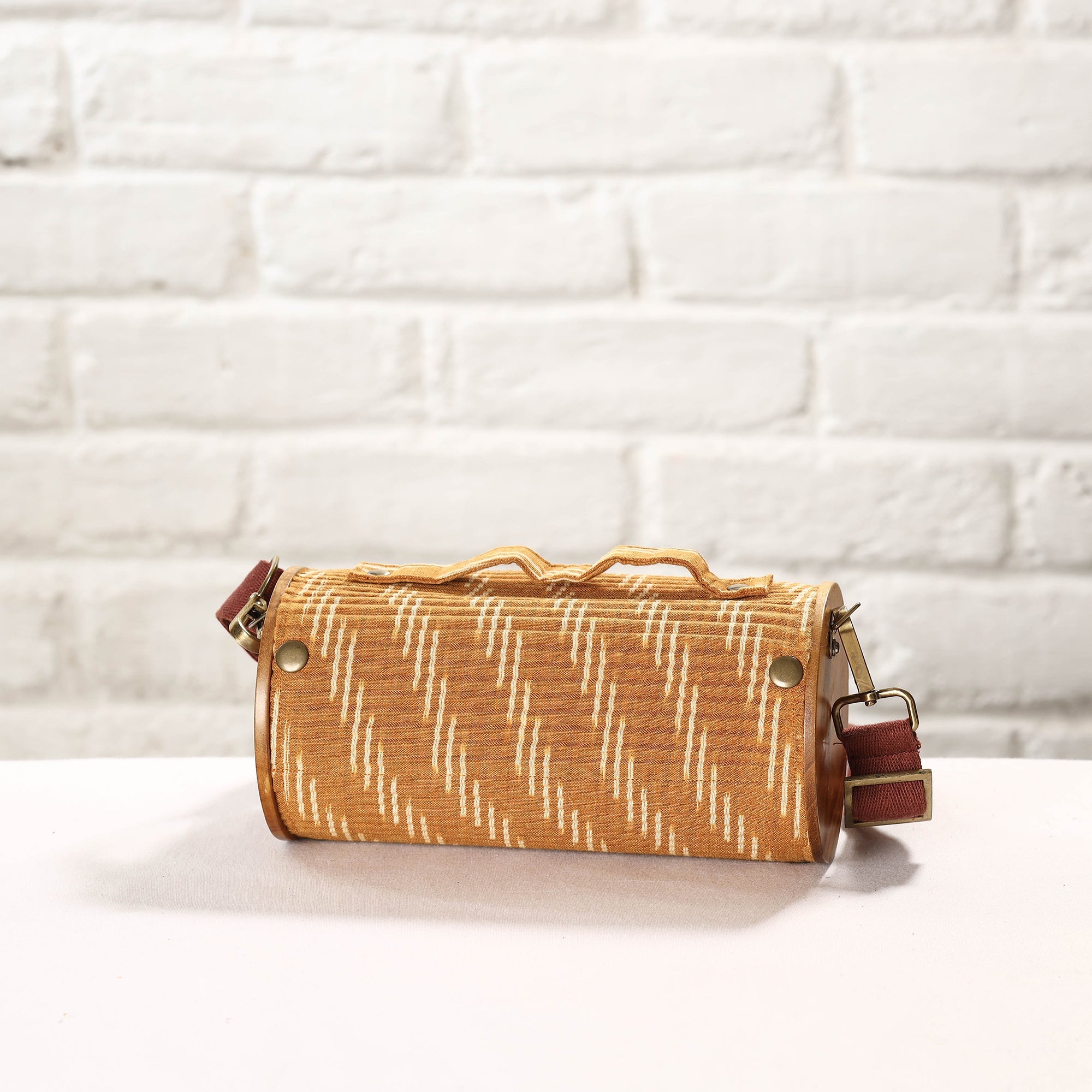 LUKKA CHUPPI Brown - DIY Round Sling Bag / Clutch With Changeable Sleeve - view 6
