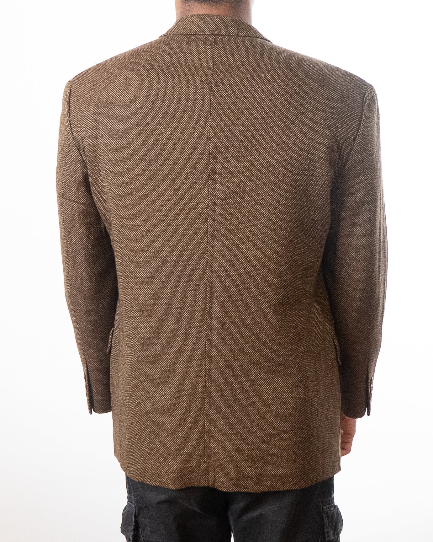 YSL Yves Saint Laurent Vintage Brown Tweed Sport Coat - view 4