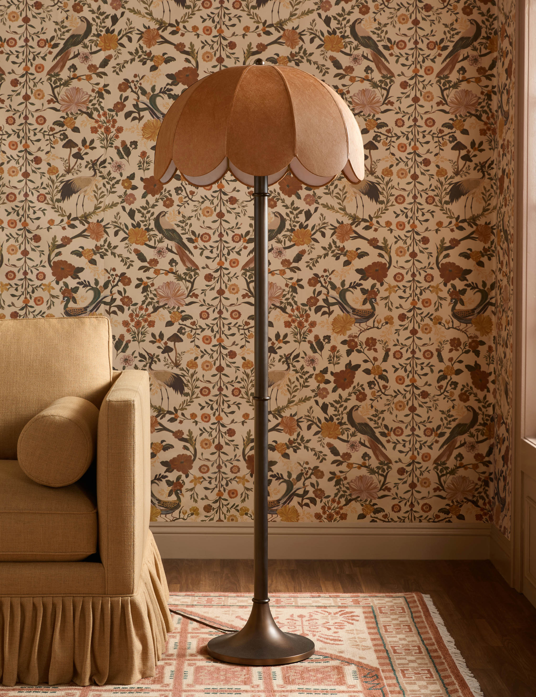 Lulu and Georgia Musso Floor Lamp – Aged Brass - view 2