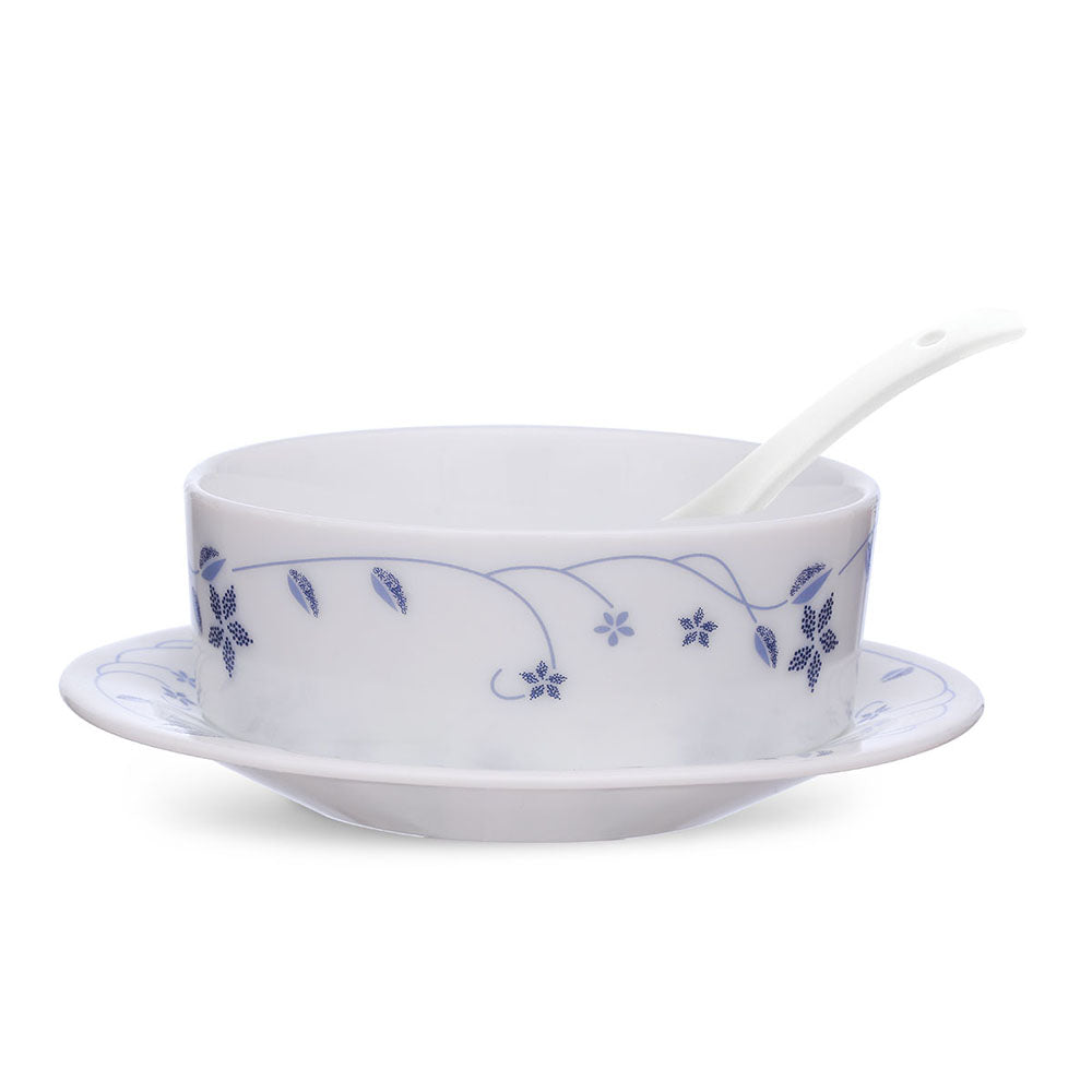 My Borosil Larah by Borosil Flora Soup Bowl w Saucer Set - view 2