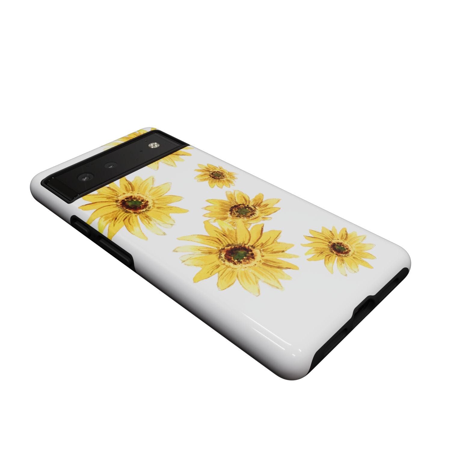 Casetry Golden Garden | Yellow Sunflower Floral Google Pixel Case - view 2