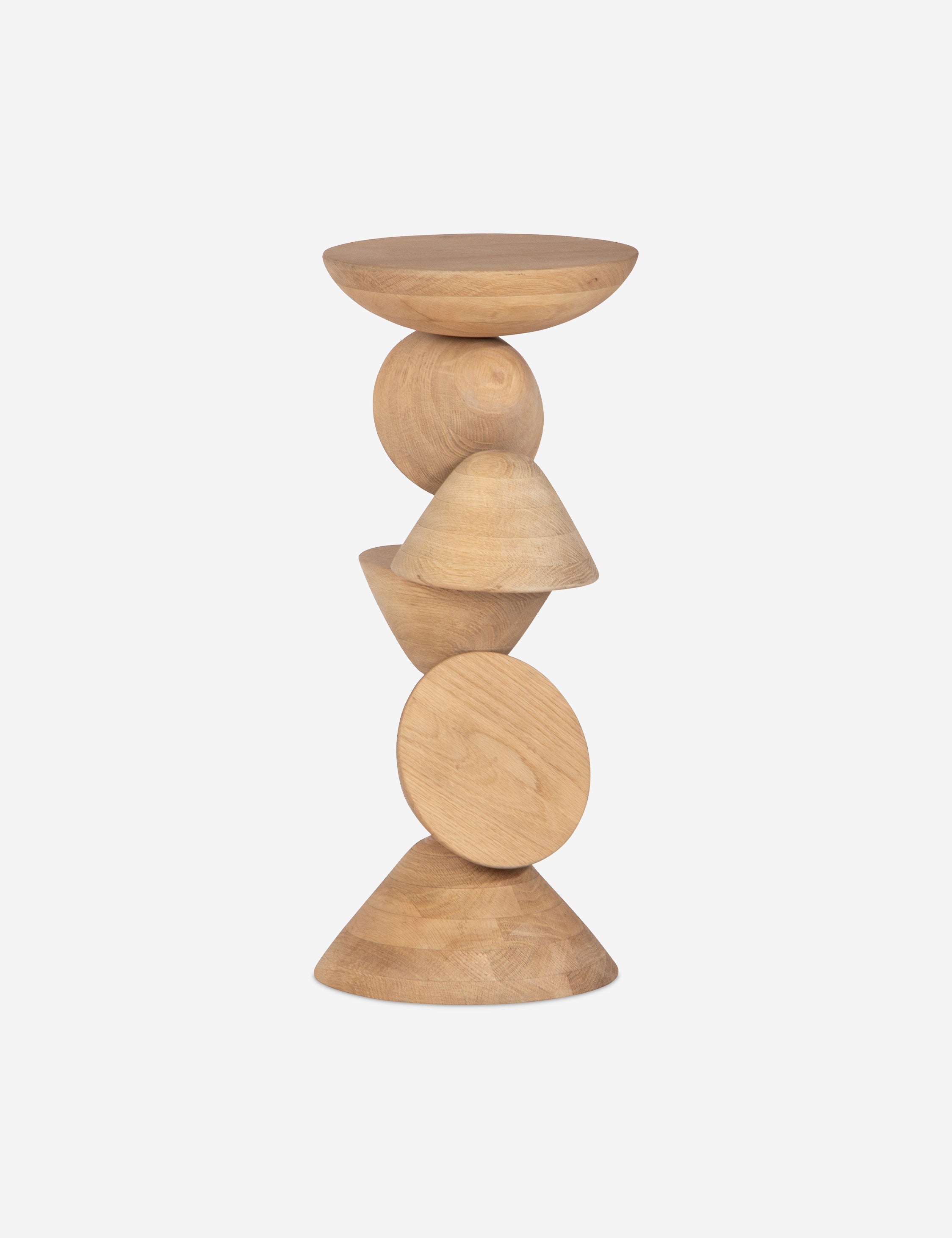 Lulu and Georgia Maz Round Side Table – Natural - view 3