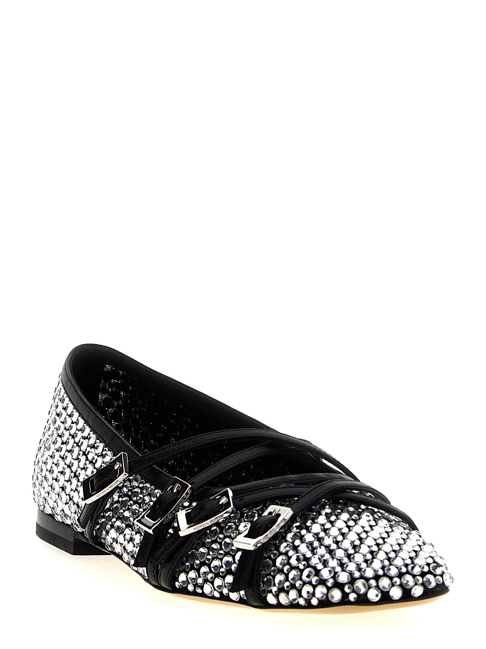 Mach & Mach Crystal Net Ballet Flats – 100% polyamide - view 2