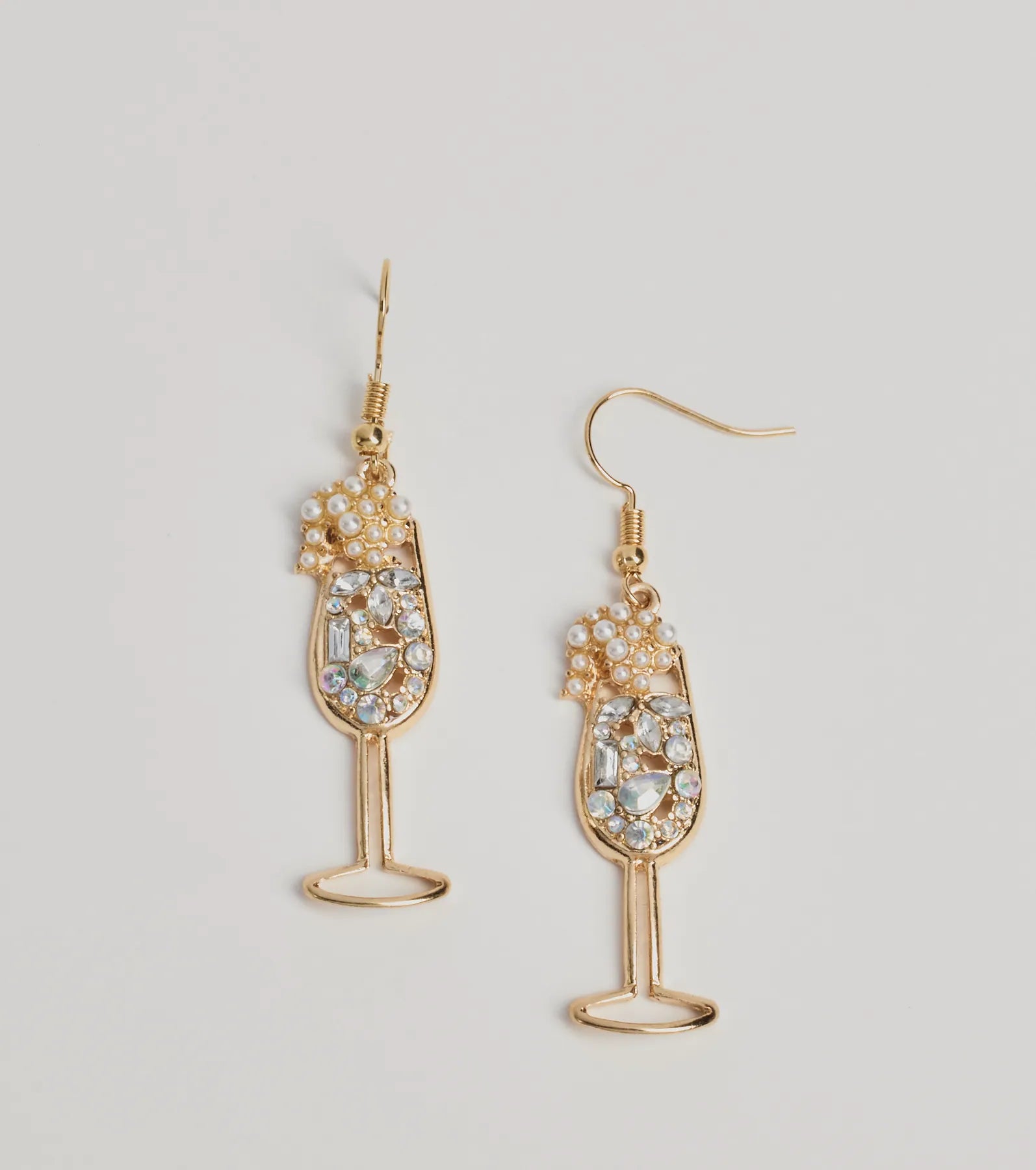 Windsor Pop The Bubbly Champagne Earrings – GOLD