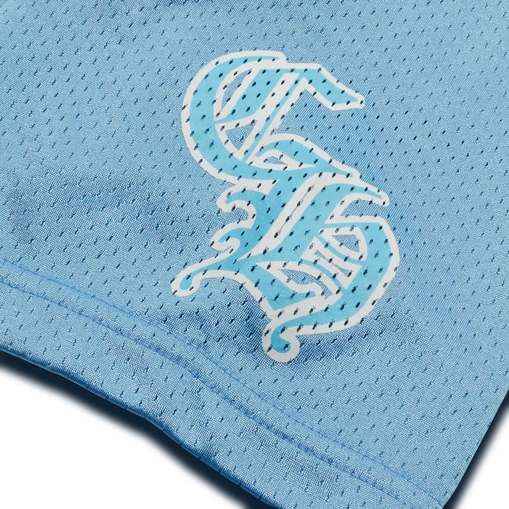 Chrome Hearts Stadium Mesh Short Sleeve Blue Jersey - view 6
