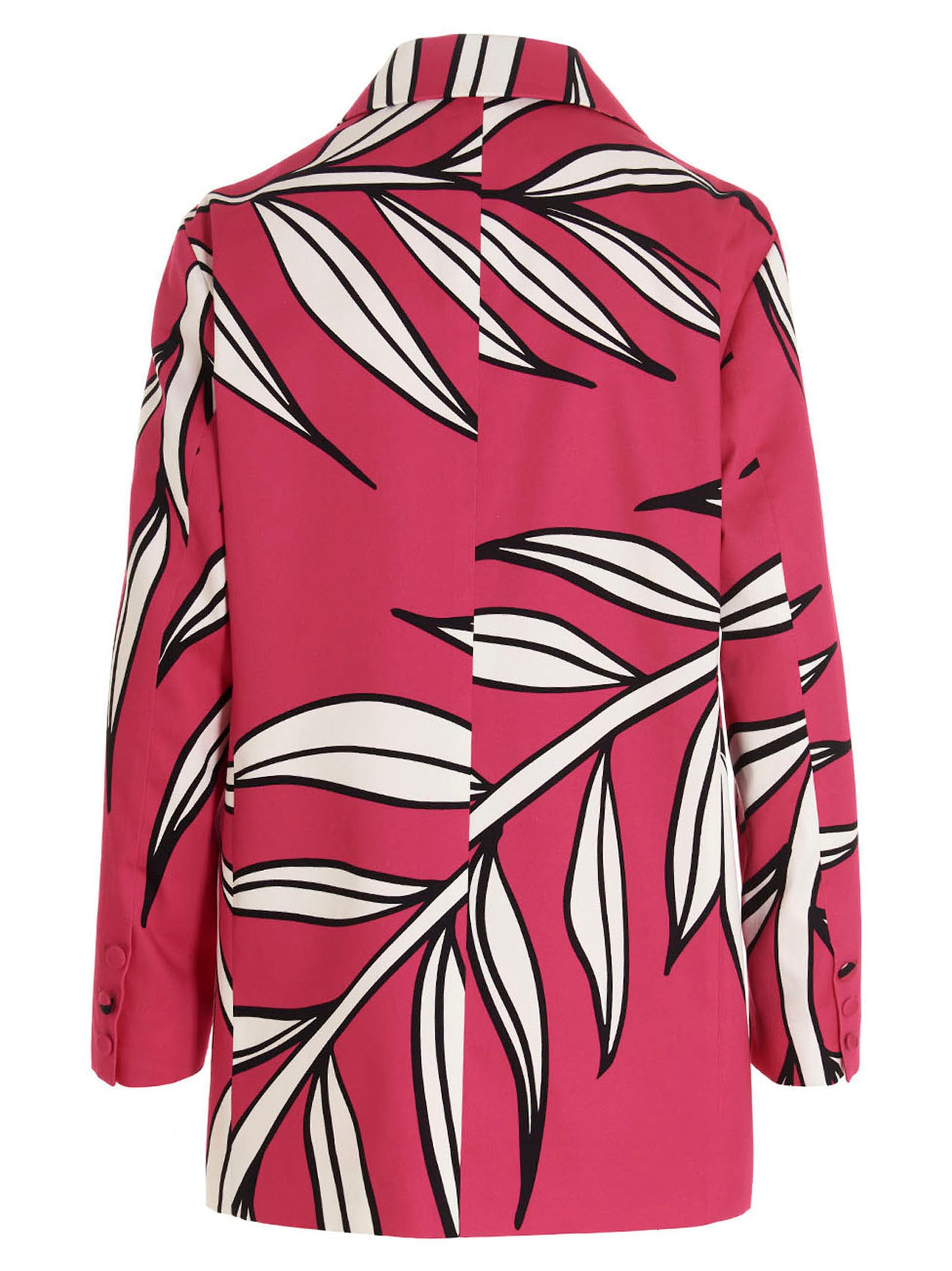 Rochas Floral Print Blazer Jacket – 100% cotton - view 2