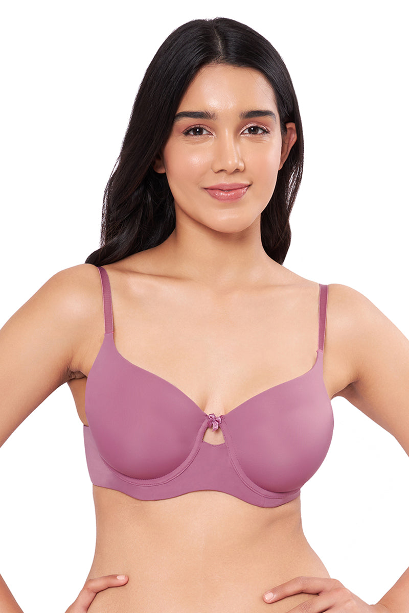 Amante Elegant Dream Padded Wired T-shirt Bra - Mellow Mauve
