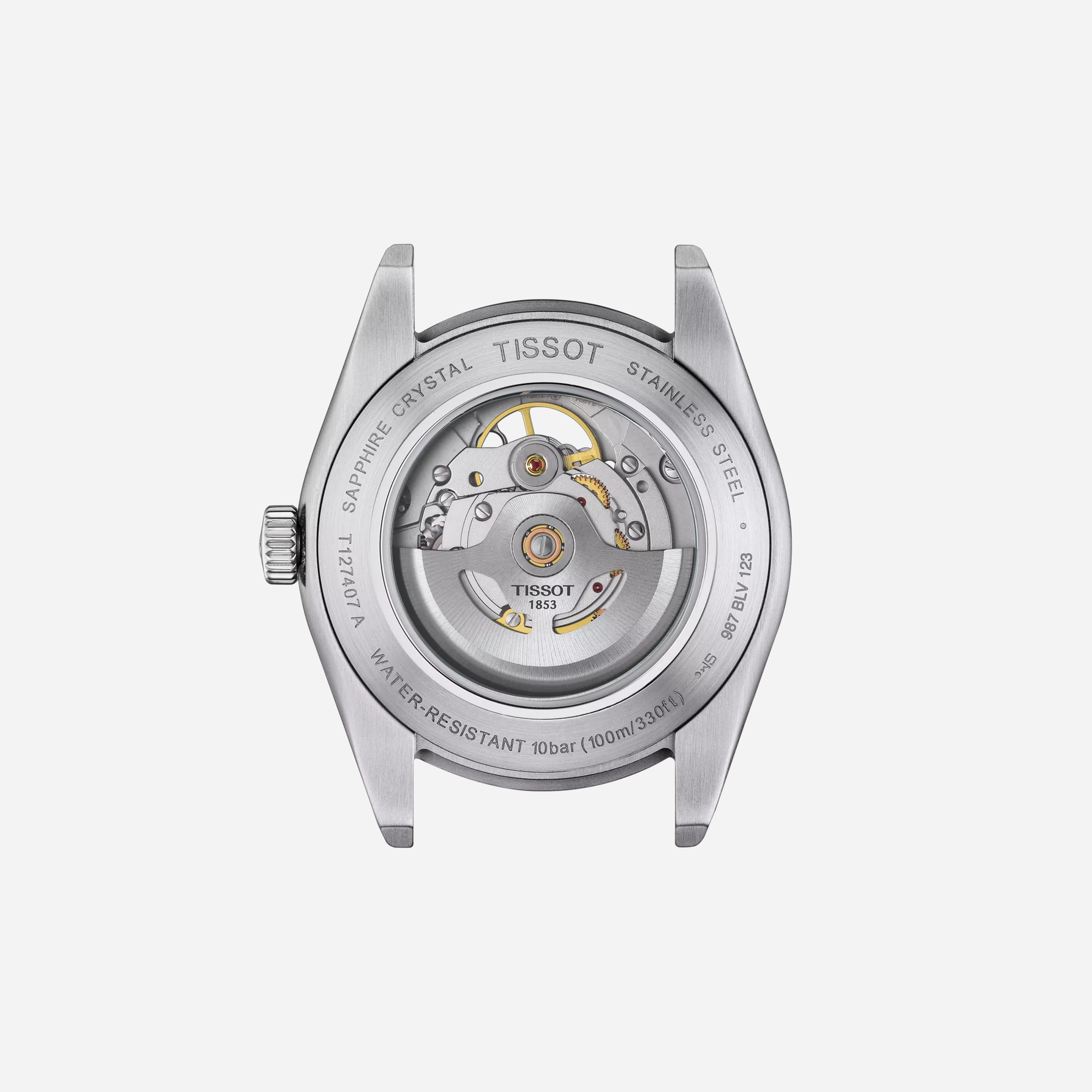 Tissot Gentleman Powermatic 80 Open Heart Blue Dial 40mm Stainless Steel - view 2