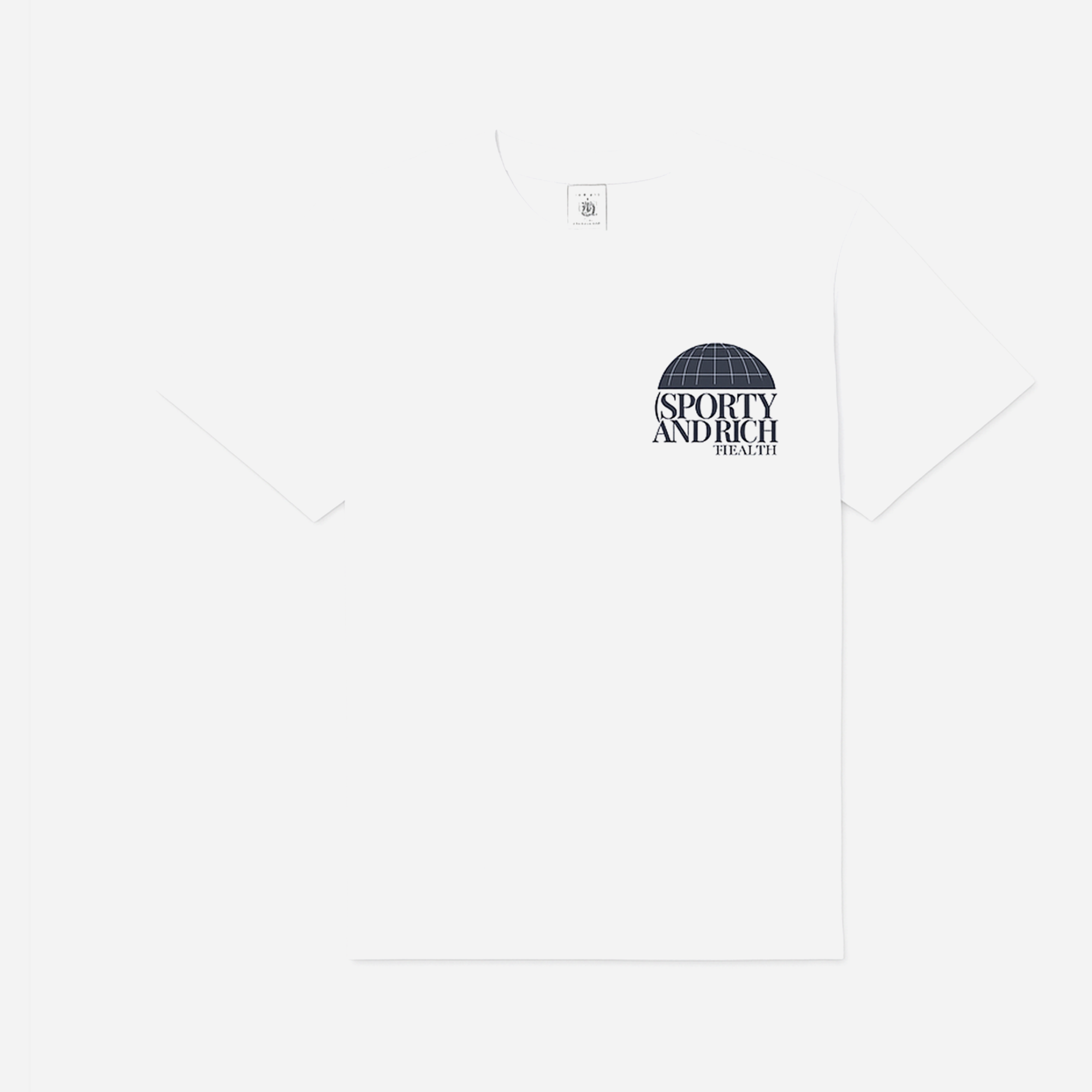 Sporty&Rich Racquet Club T-Shirt - White/Navy