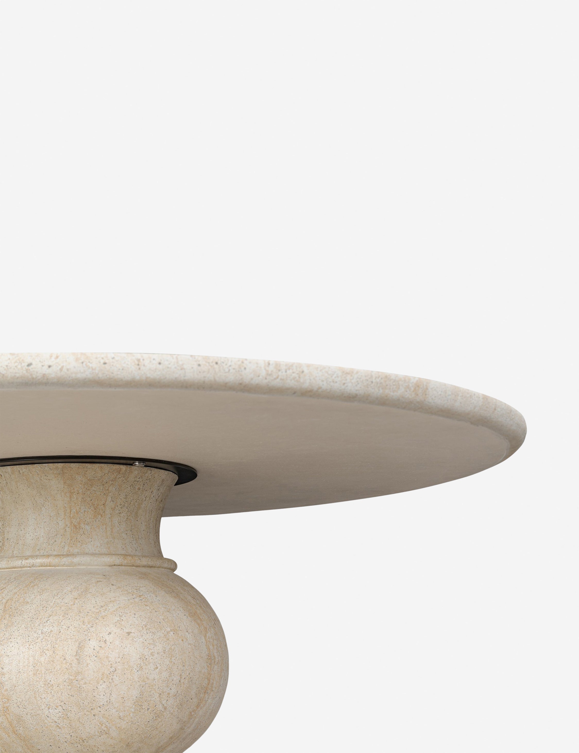 Lulu and Georgia Macalaster Round Dining Table by Amber Lewis x Four Hands - view 3