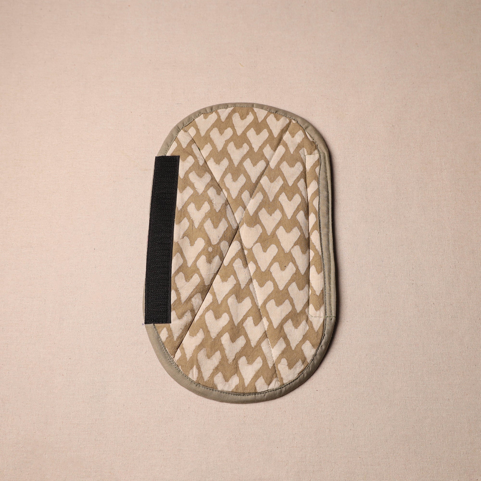JALPARI Brown - Handmade Cotton Fridge Handle Cover 01 - view 2