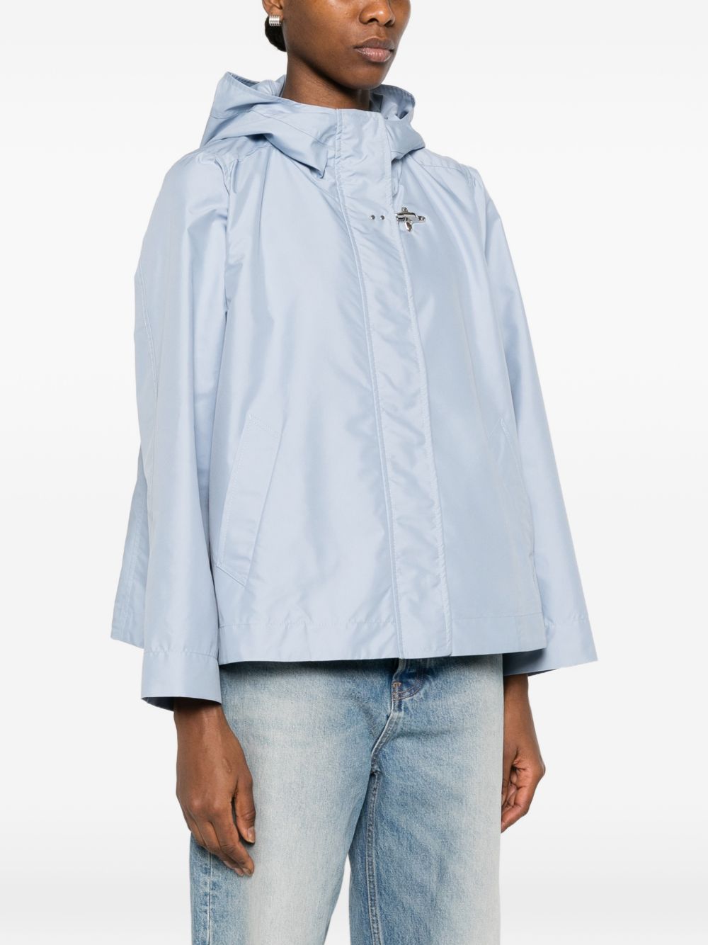 Fay Short hooded parka coat - view 2