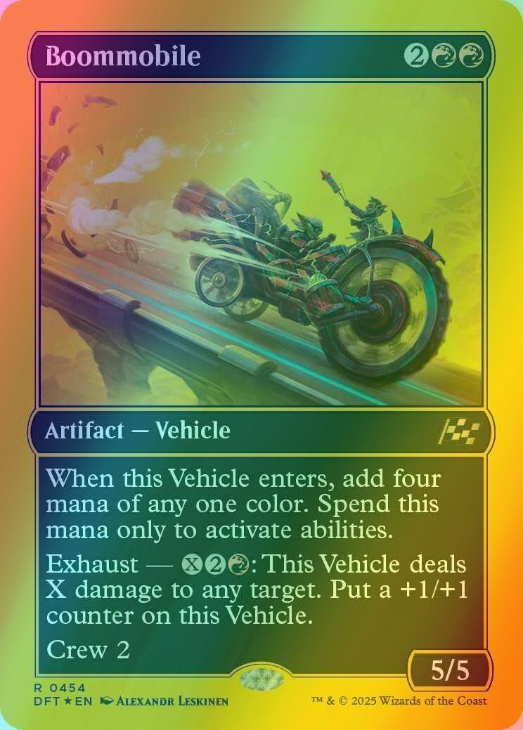 Boommobile 454 aetherdrift – Magic Boommobile [454] [Aetherdrift] [First-place Foil]