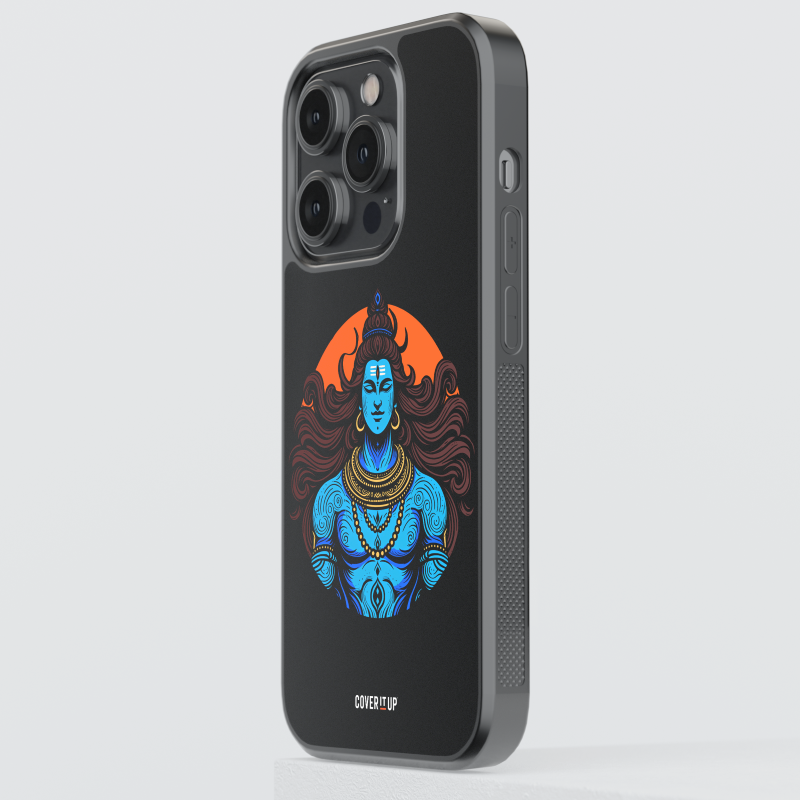 Design Phone Cases Lord Shiv Glass case - view 4