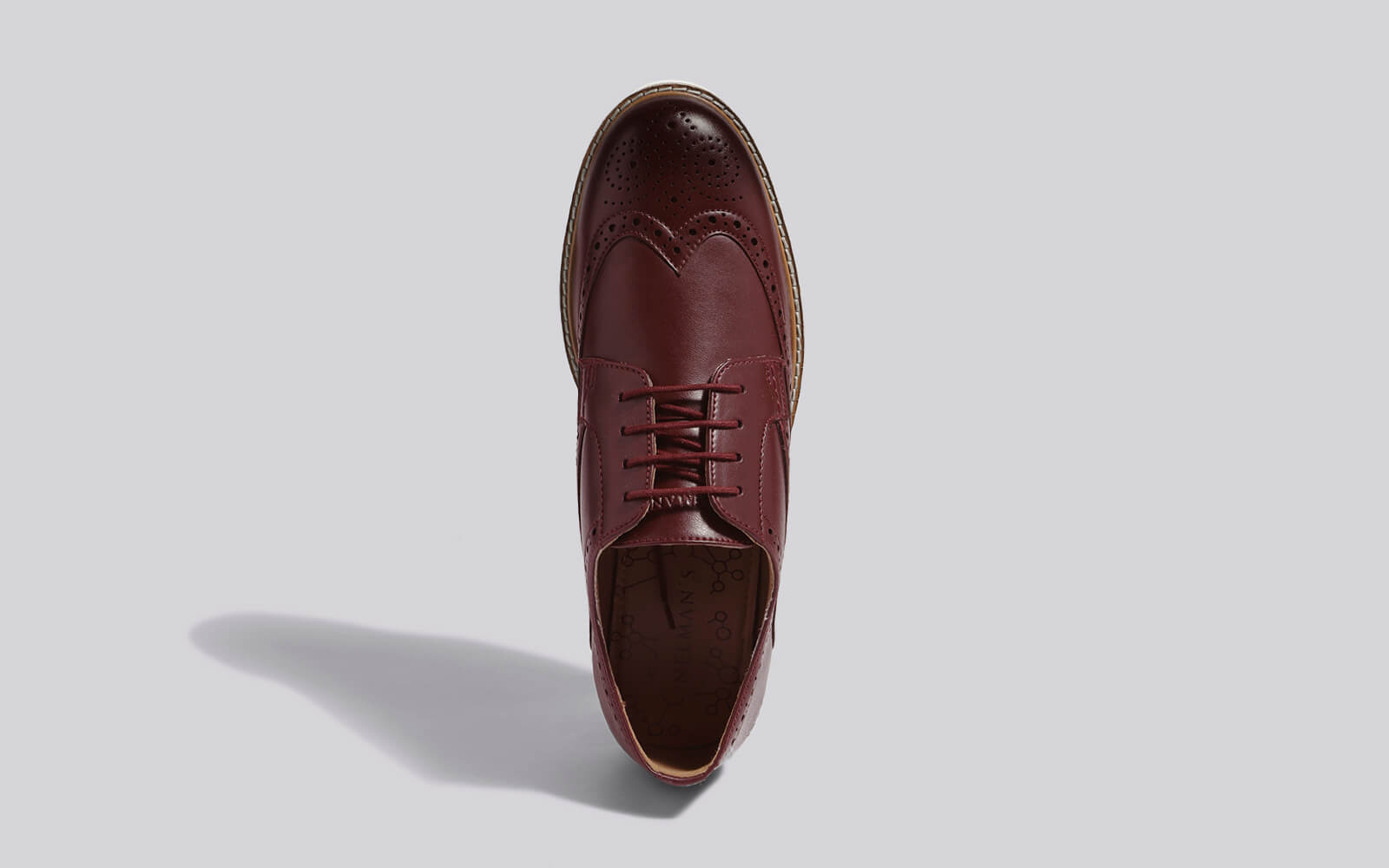 Neeman's Luxe Brogues : Burgundy - view 10