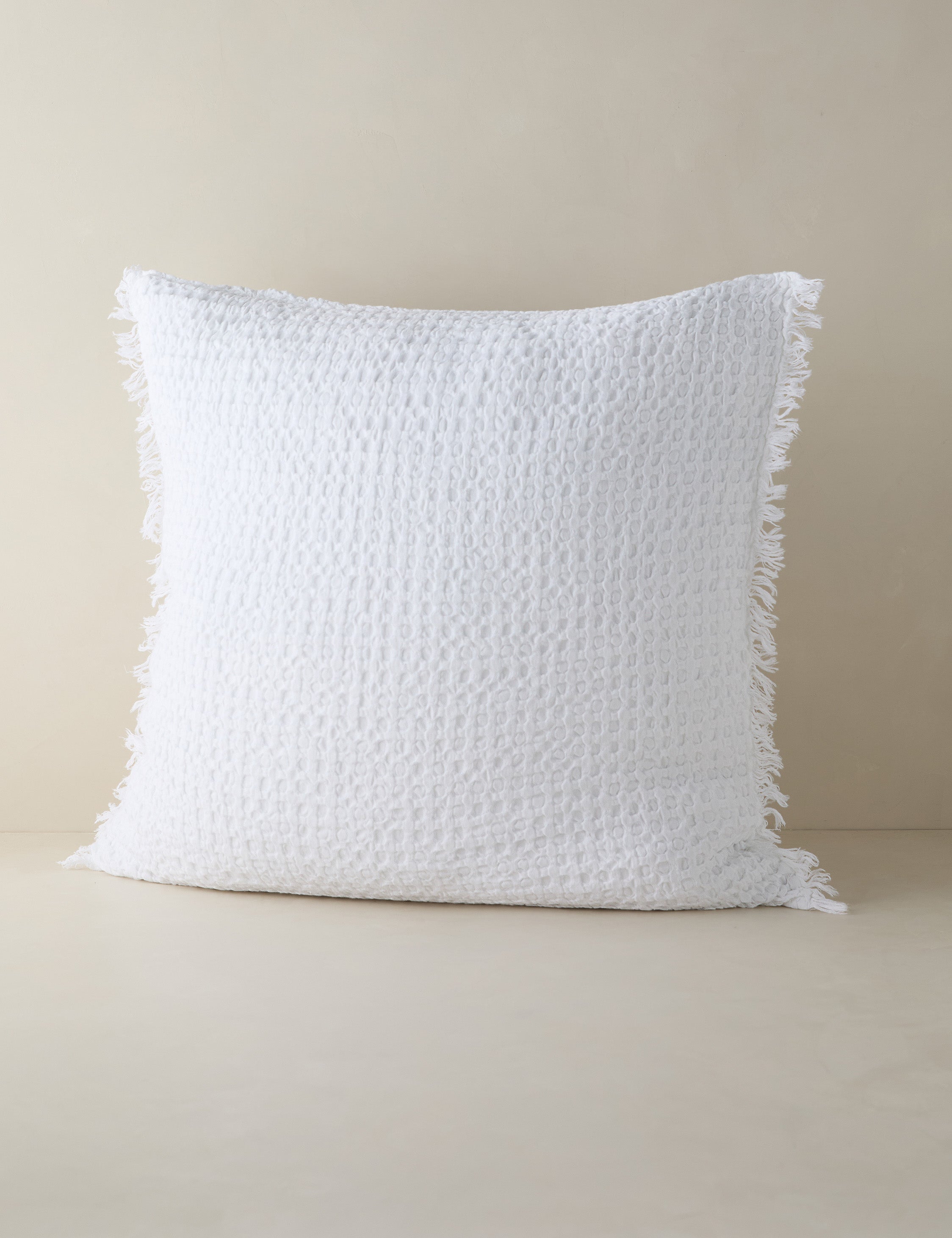 Lulu and Georgia Lenora Textured Cotton Linen Sham - view 6