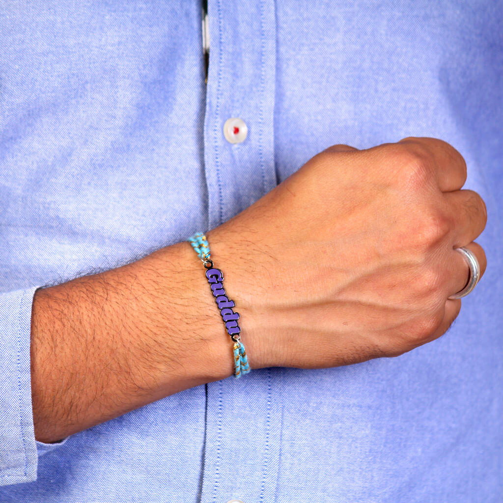 Bigsmall_piu Guddu Metallic Rakhi - view 2