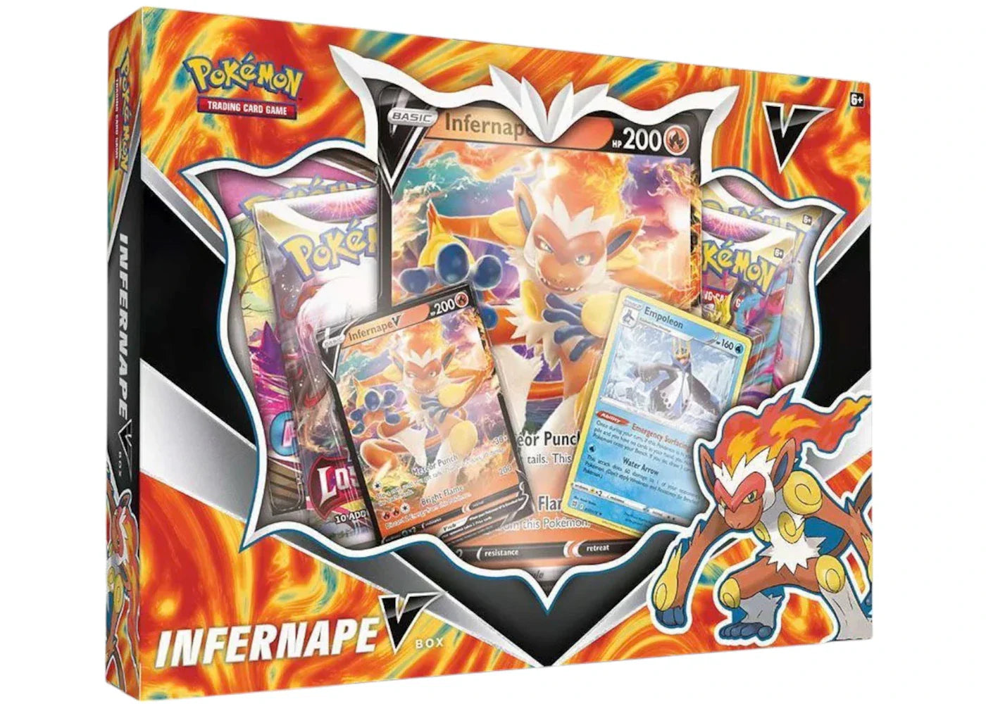 Sword shield infernape – 2022 Pokémon Sword & Shield Infernape V Collection Box