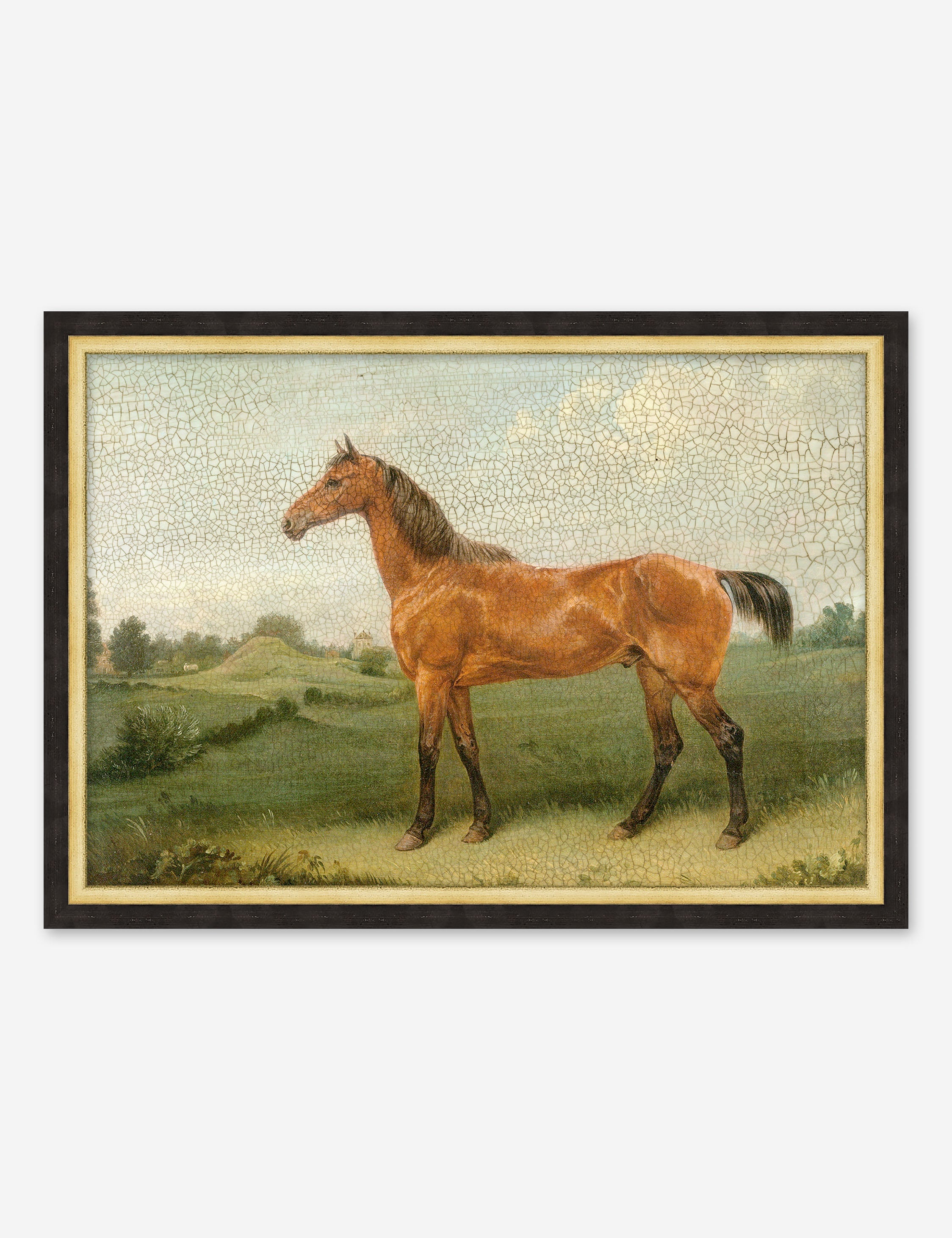 Lulu and Georgia Antiqued Horse II Wall Art - view 2