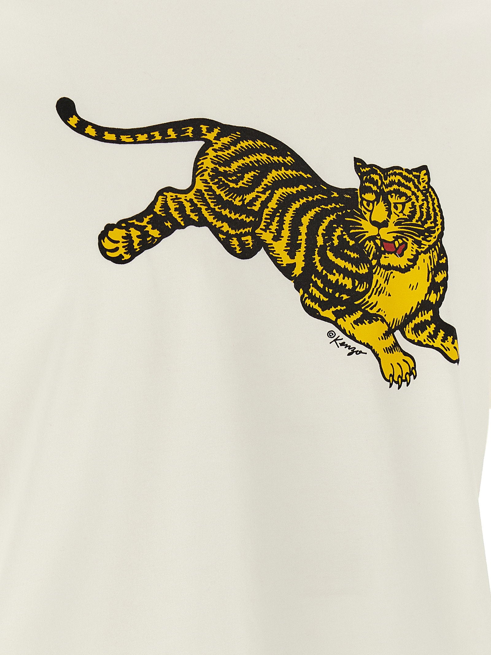 Kenzo Jumping Tiger T-shirt – 100% cotton - view 4