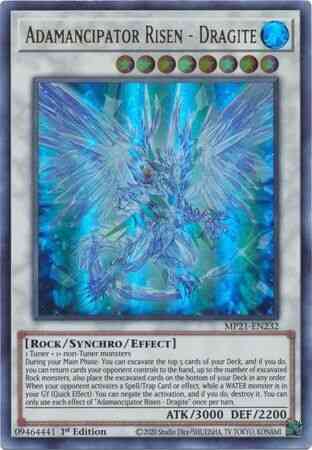 Yu-Gi-Oh! Adamancipator Risen - Dragite - MP21-EN232 - Ultra Rare - 1st Edition