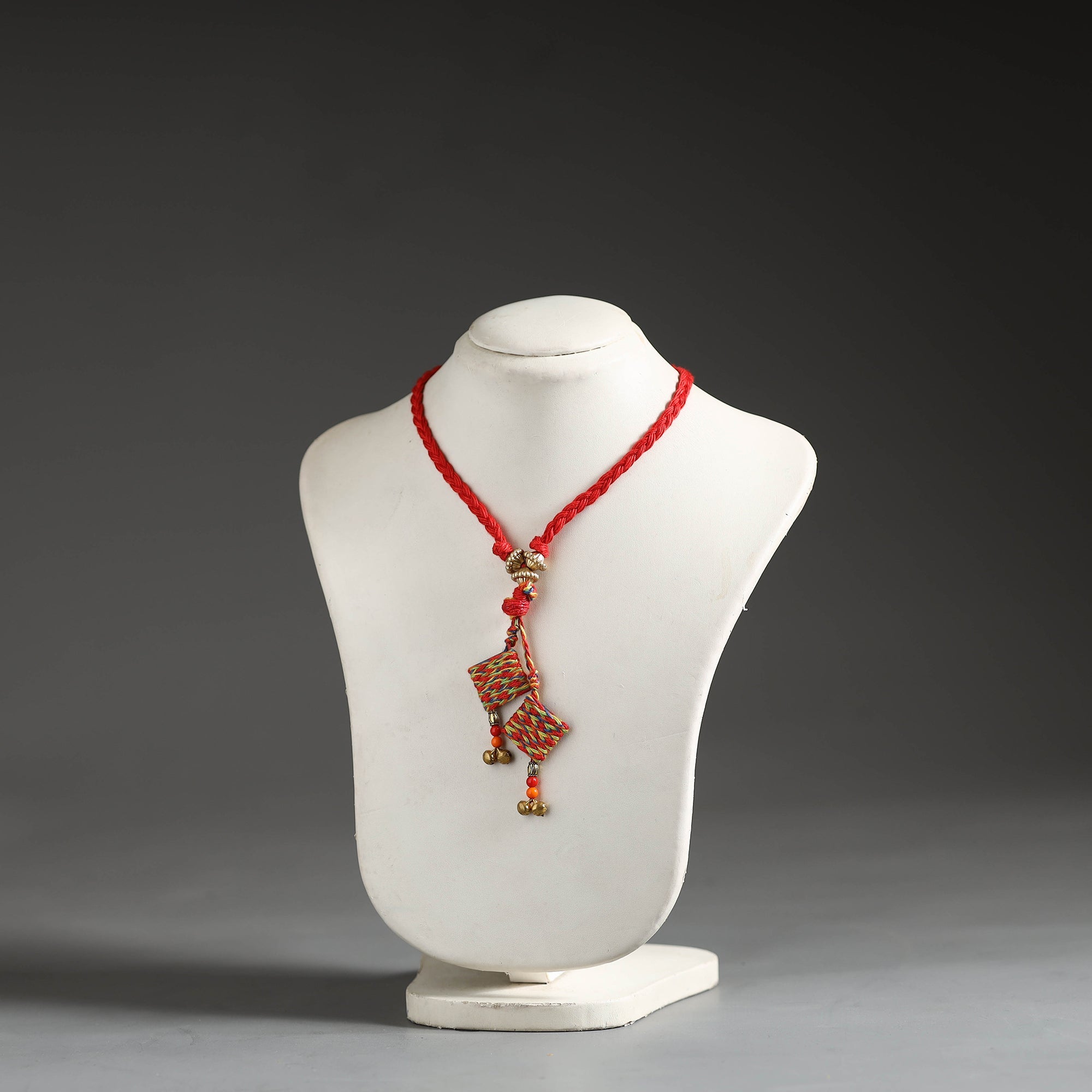 Mirror threadwork necklace – DIVINE GUIDANCE CREATIONS Handmade Mirror & Threadwork Necklace 52