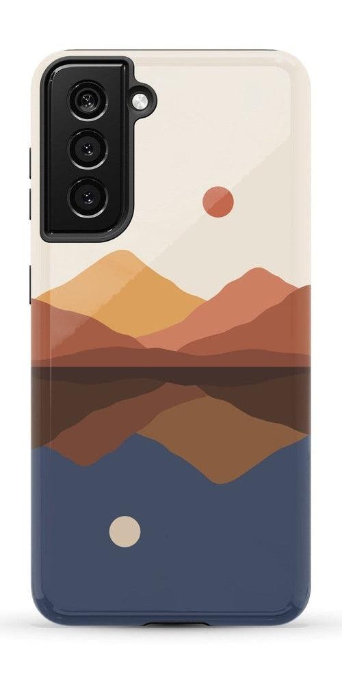 Casetry Opposites Attract | Day & Night Colorblock Mountains Samsung Case - view 19