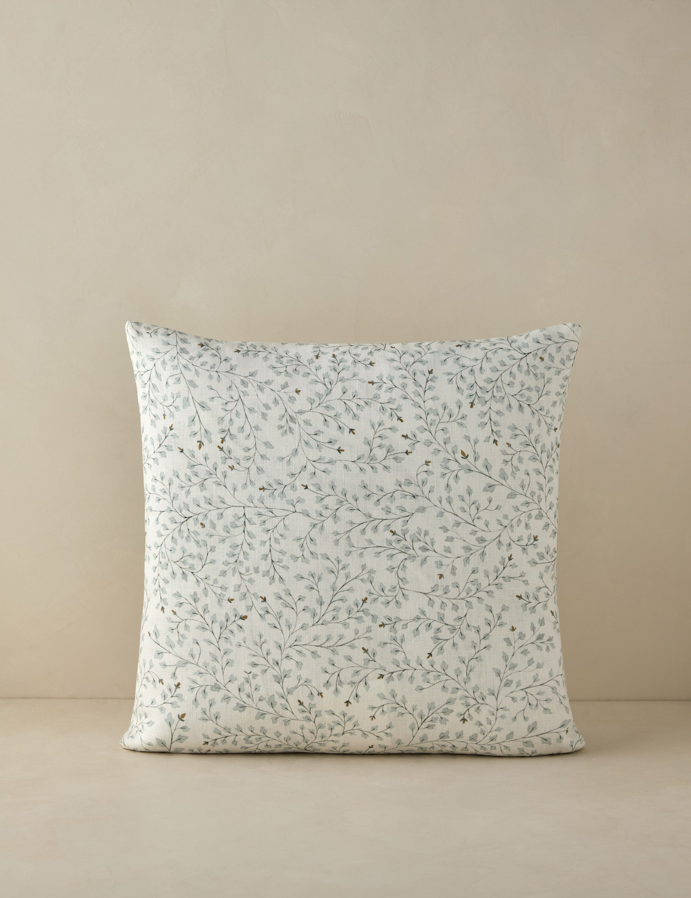 Lulu and Georgia Dainty Leaves Linen Pillow by Rylee + Cru - view 2