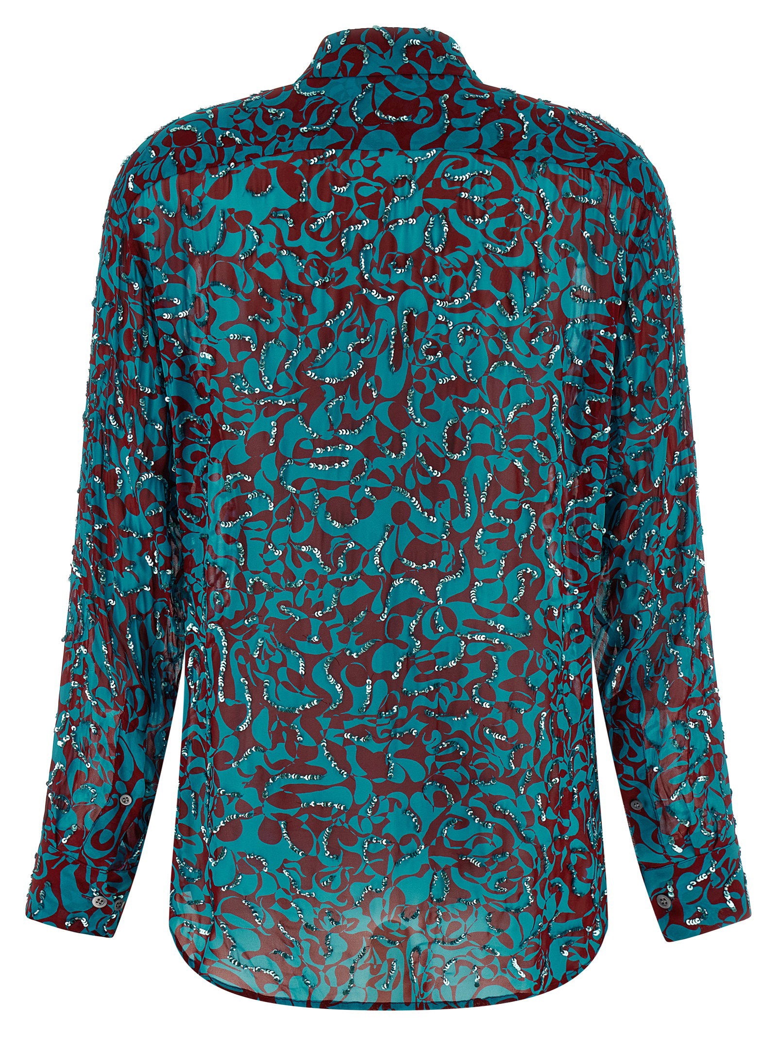 Dries Van Noten Clavelly Shirt – 100% viscose - view 2