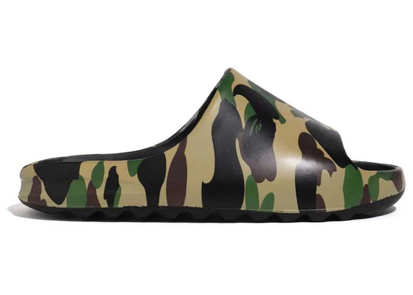 Yeezy A Bathing Ape 1st Camo Slide Yellow