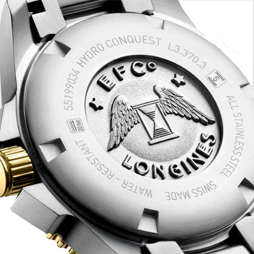 Longines Hydroconquest White Mother-Of-Pearl Dial Women 32mm - view 3