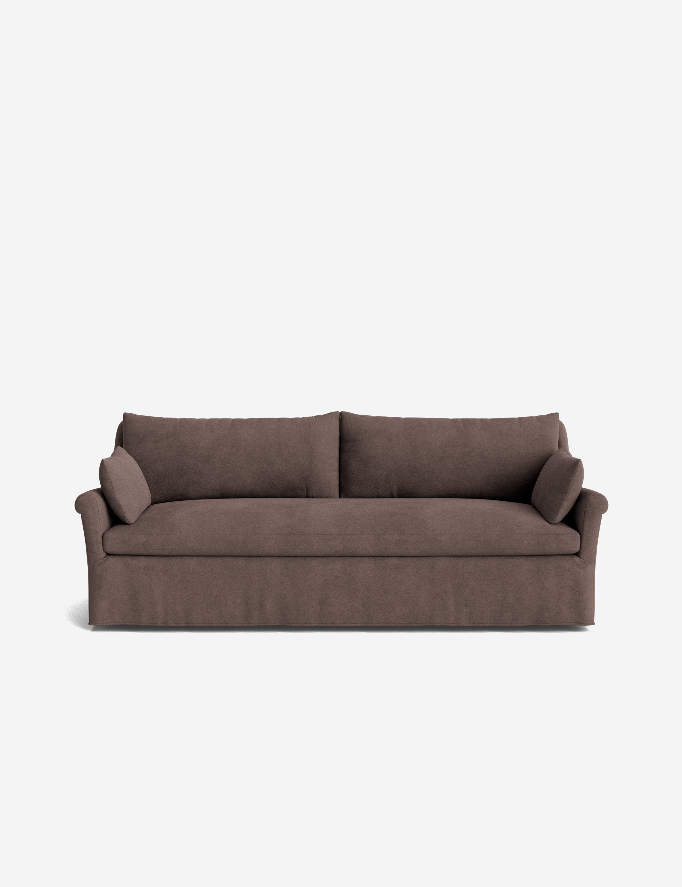 Lulu and Georgia Portola Rolled Arm Slipcover Sofa - view 29