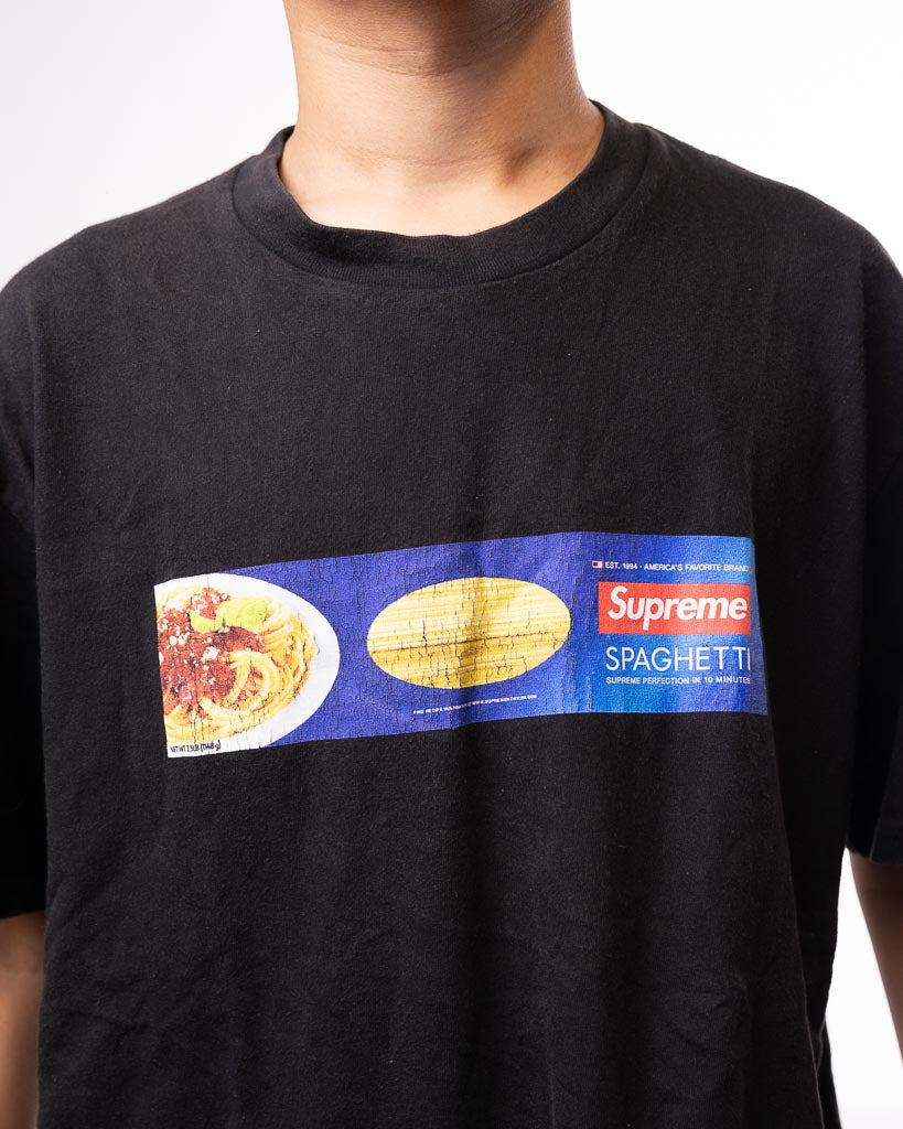 Supreme Spaghetti T-Shirt Black - view 4