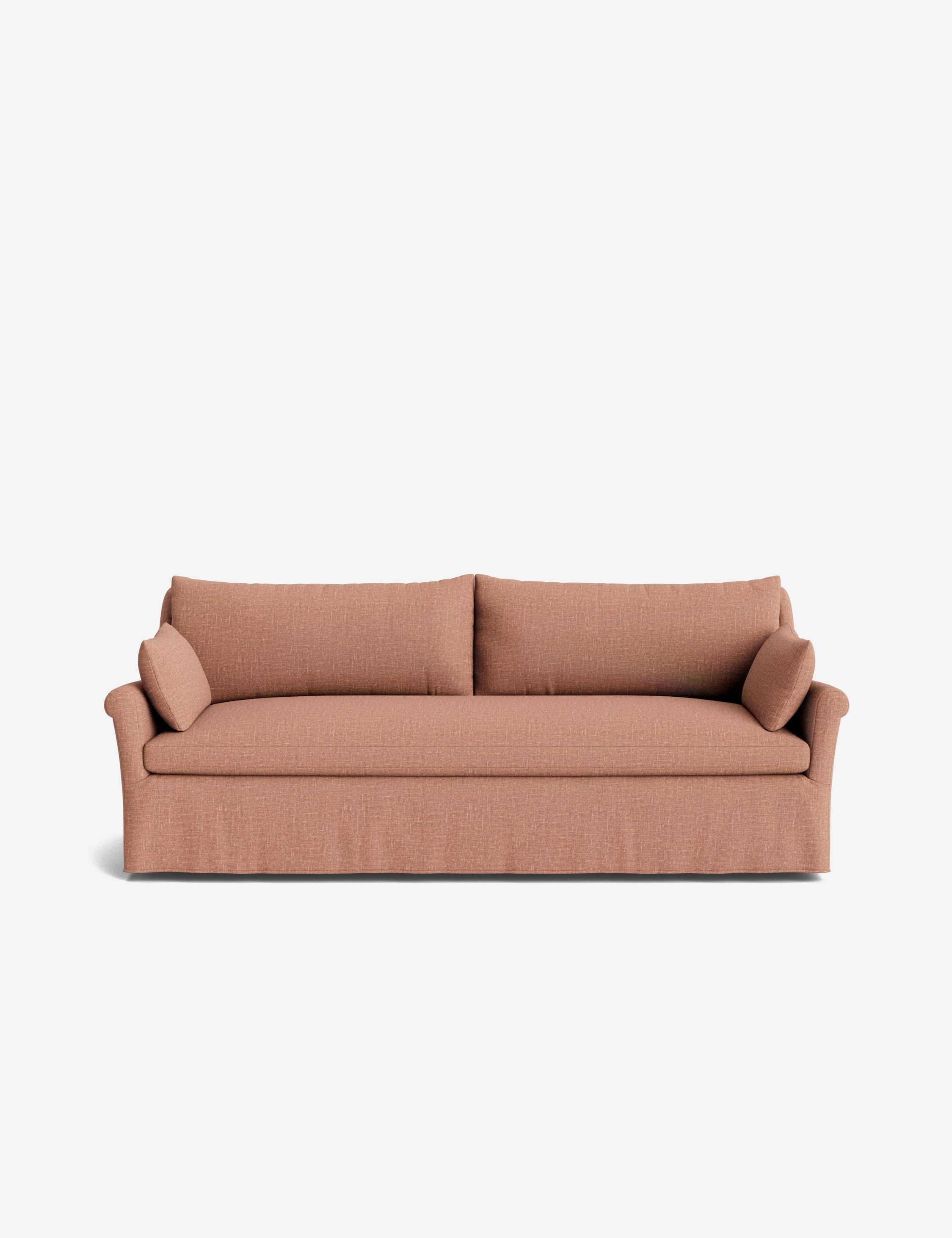 Lulu and Georgia Portola Rolled Arm Slipcover Sofa - view 134