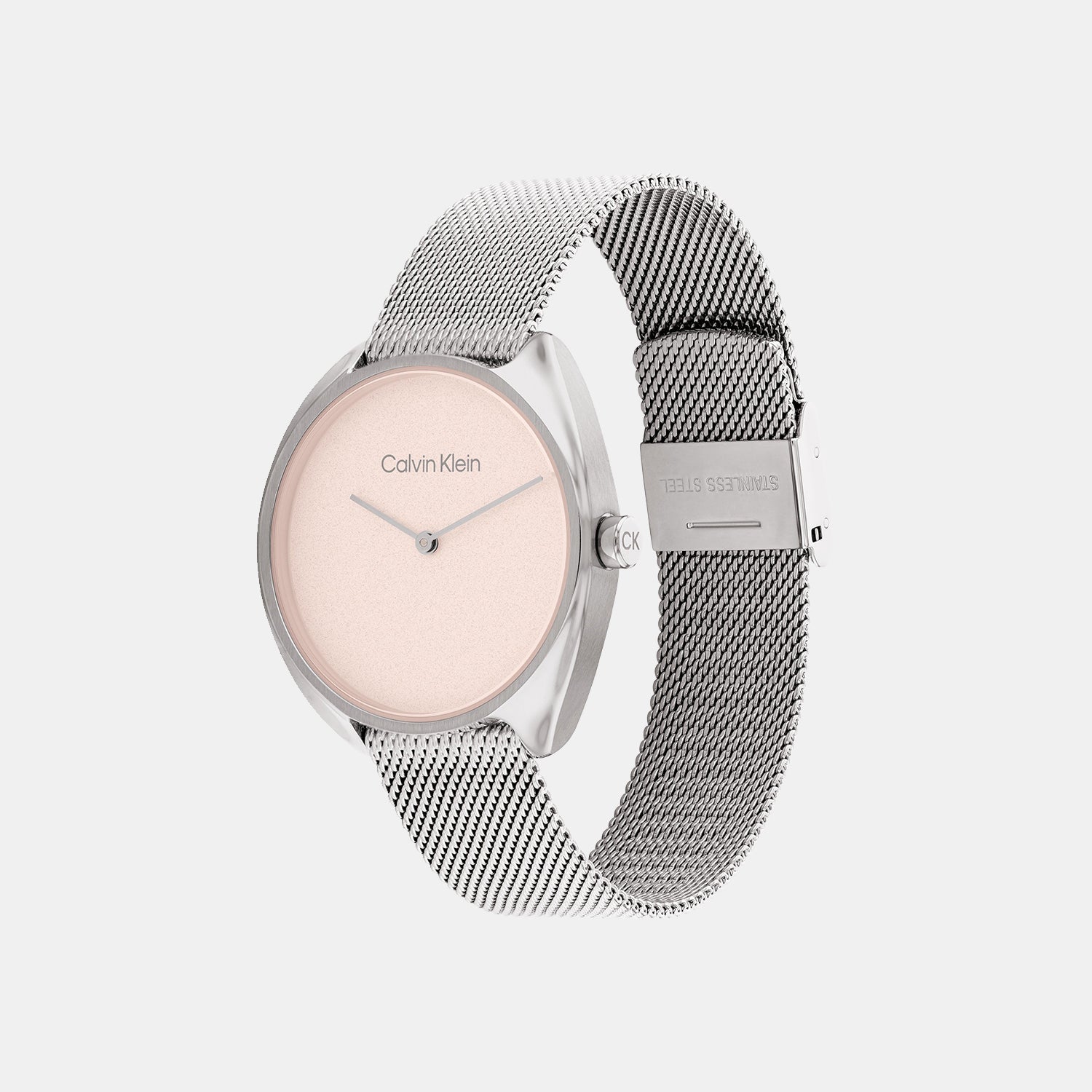 Calvin Klein Ck Adorn Women Quartz Blush Dial Analog Mesh Watch 25200269 - view 2