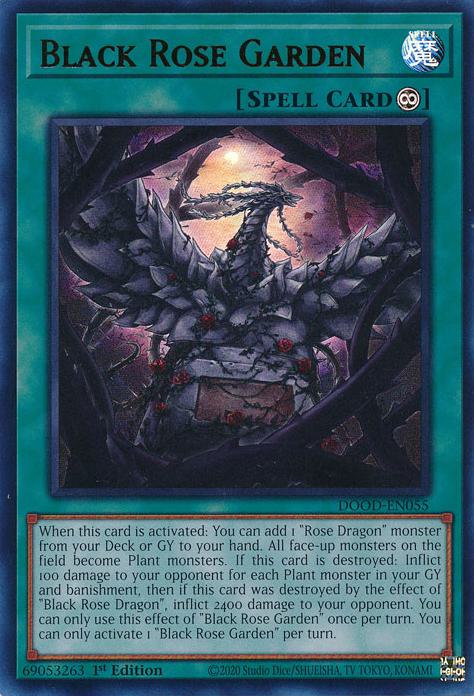 Yu-Gi-Oh! Black Rose Garden - DOOD-EN055 - Ultra Rare - 1st Edition
