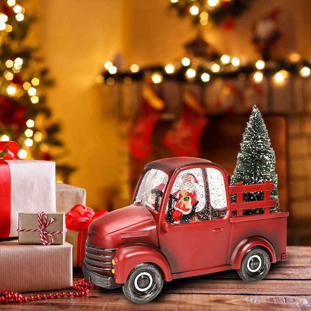 Artnery Santa Musical Truck With Lamp - view 5