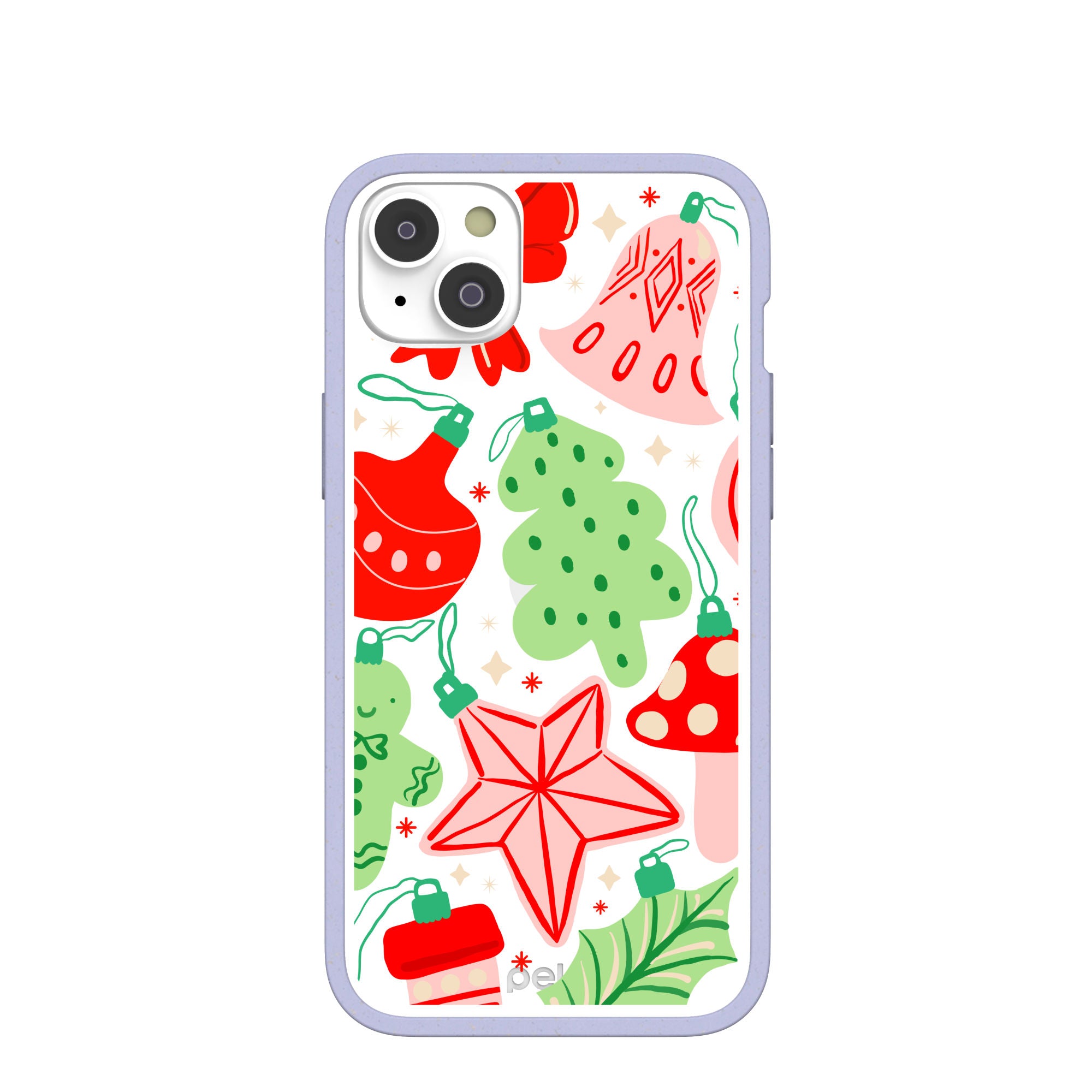 BlackTree Clear Festive Flair iPhone 14 Plus Case With Lavender Ridge