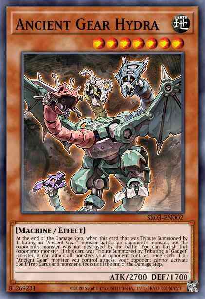 Yu-Gi-Oh! Ancient Gear Hydra - SR03-EN002 - Super Rare - 1st Edition