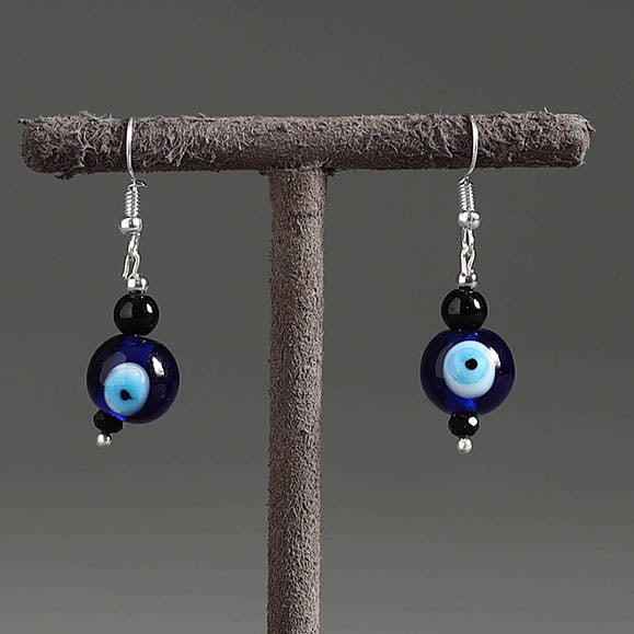 DIVINE GUIDANCE CREATIONS Evil Eye - Handmade Beadwork Earrings 17