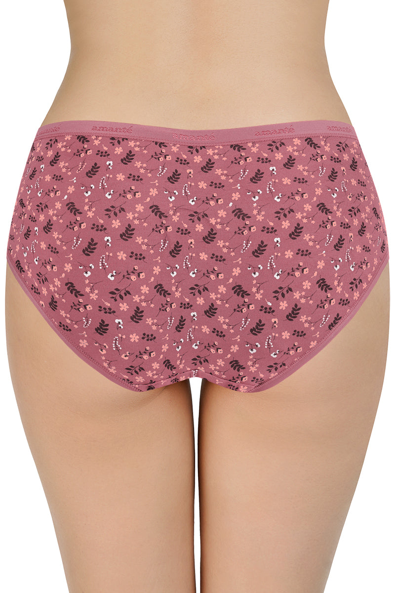 Amante Low Rise Print Hipster Panties (Pack of 3) - view 7
