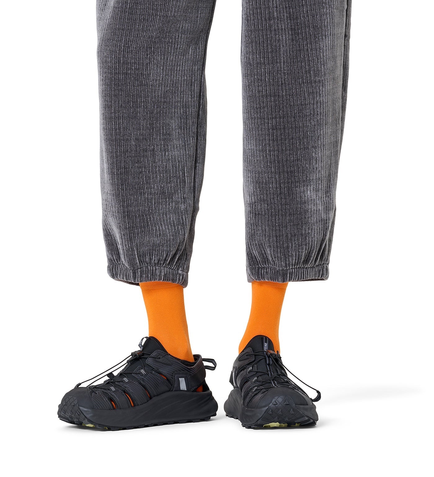 Happy Socks Unisex Orange Solid Color Crew Length Socks for Women and Men - view 2