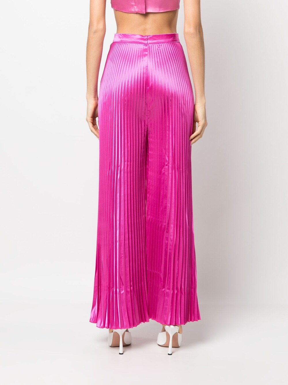 L'Idee Woman High waisted wide leg pants – Polyester 100% - view 2
