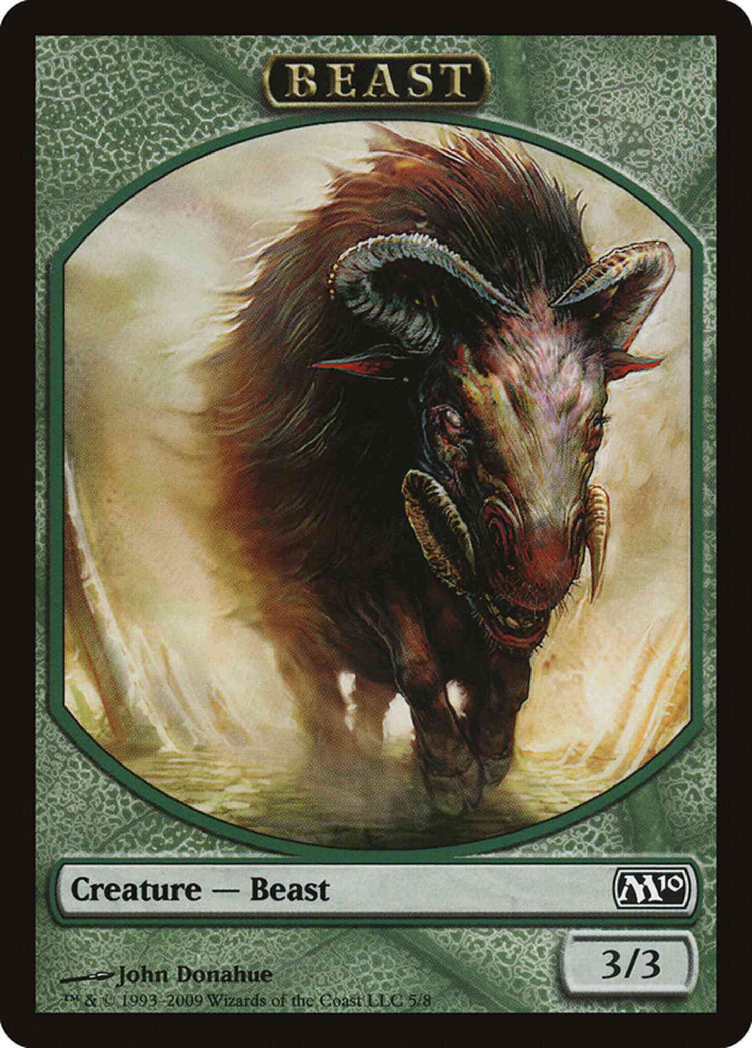 Token 05 magic – Beast Token [05] [Magic 2010 Tokens] [Non-Foil]