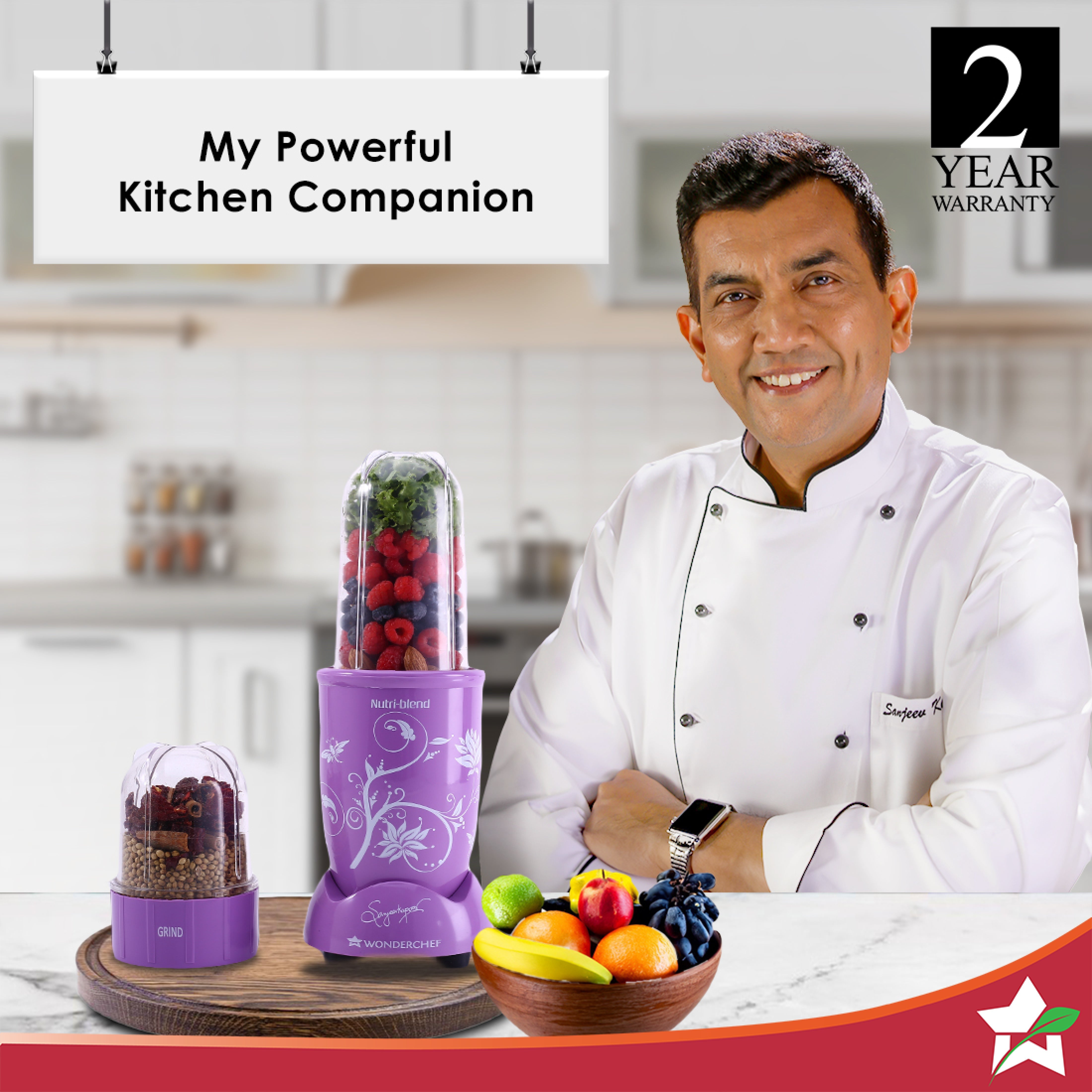 Wonderchef Nutri Blend Orchid, 22000 RPM 100% Full Copper - view 3