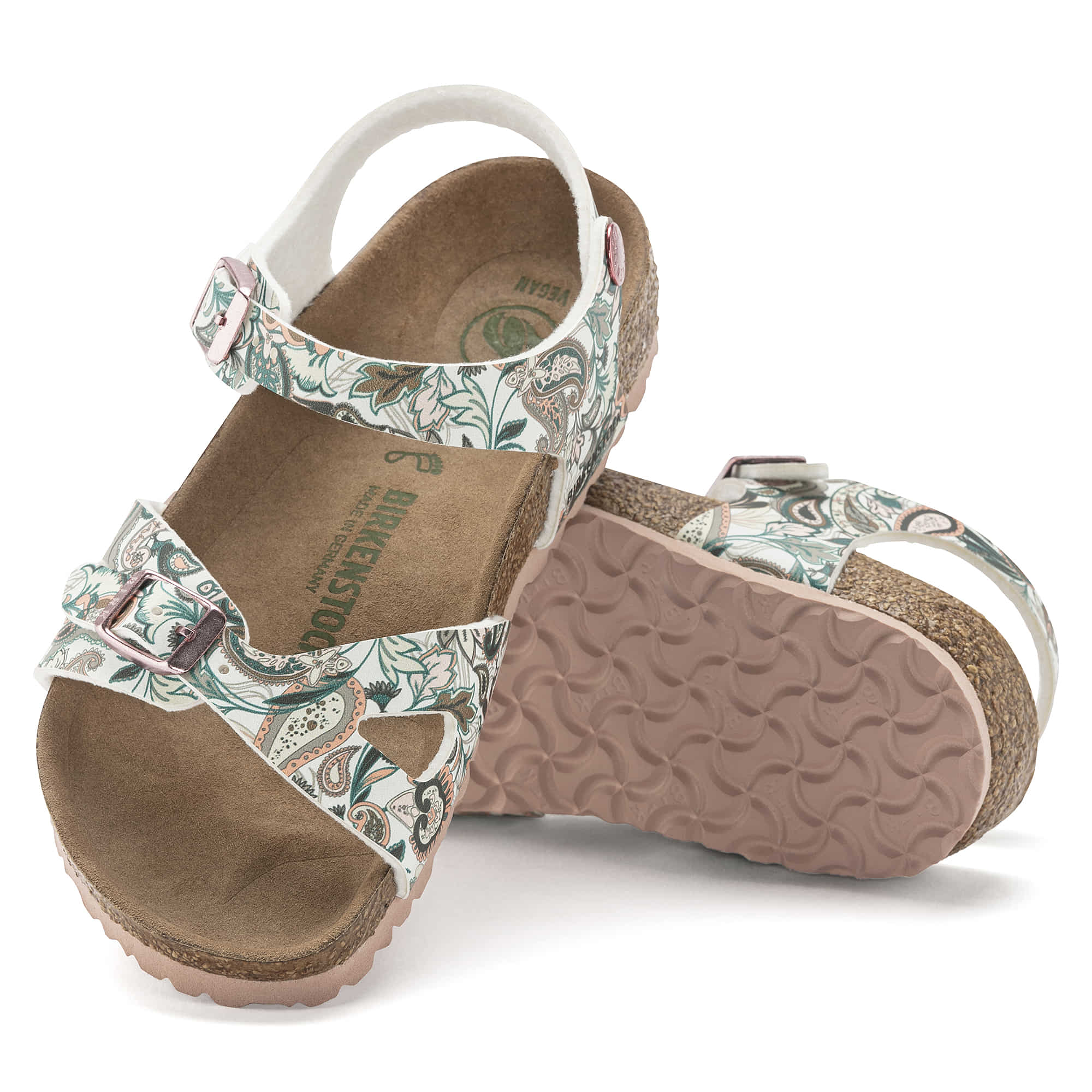Birkenstock Rio Kids Birko-Flor – Pink Pink/Paisley Light Rose
