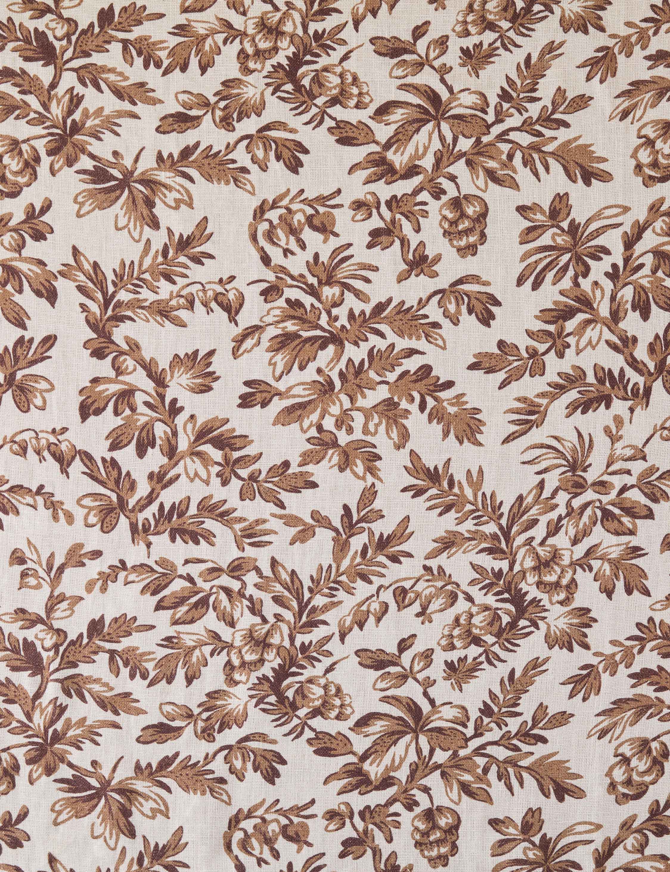 Lulu and Georgia Willemark Linen Fabric – Brown - view 5