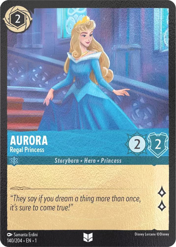 204 the first – Lorcana Aurora - Regal Princess - 140/204 [The First Chapter] [Cold Foil]