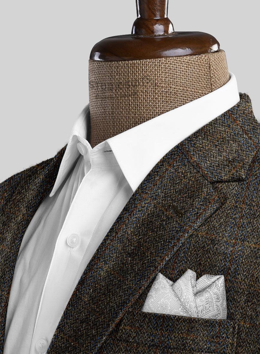 StudioSuits Harris Tweed Ranger Gray Blue Suit - view 5