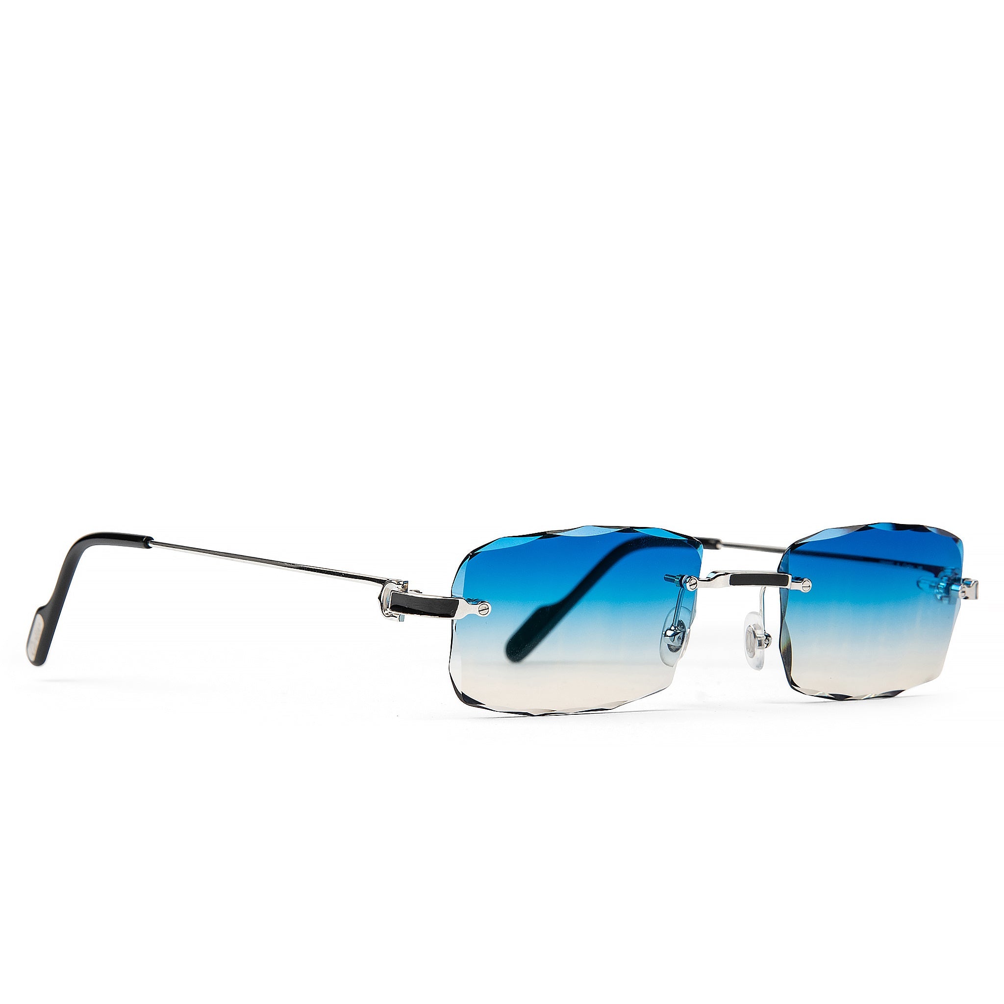 Cartier Eyewear Custom CT0343O-002 C Decor Rimless Sunglasses - view 2